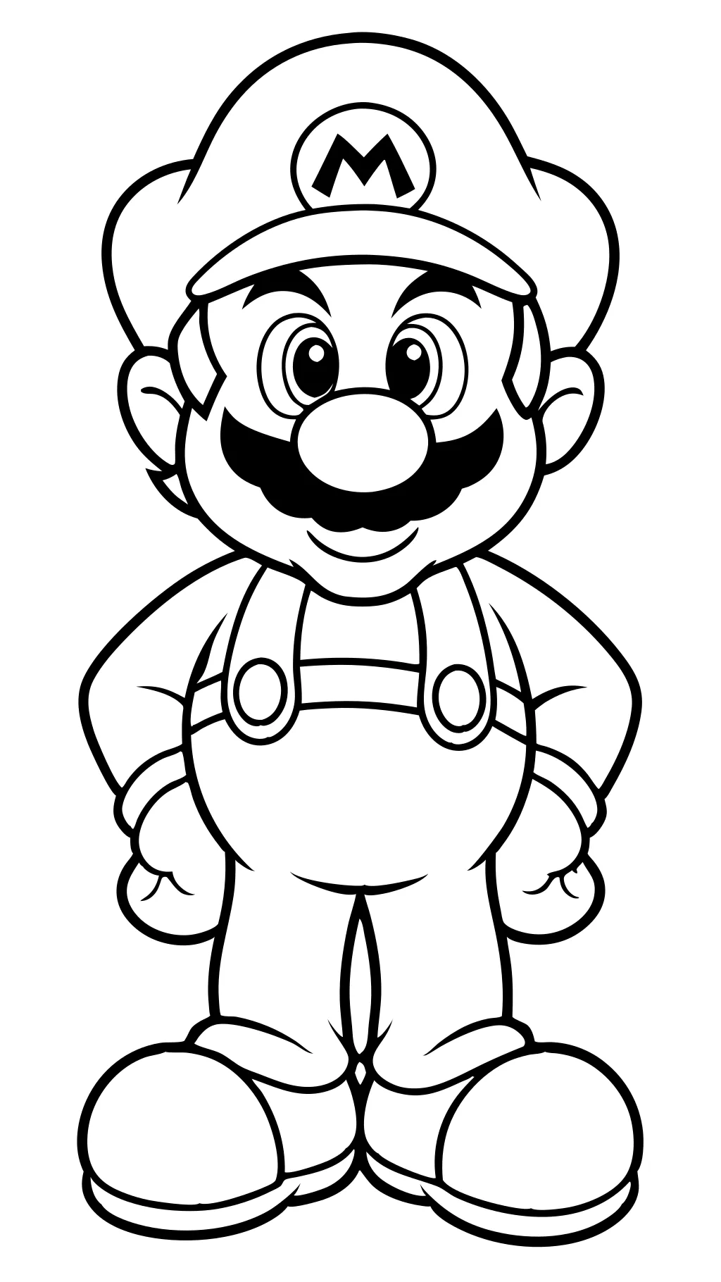 printable super mario bros coloring pages